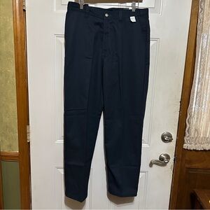 Dickies Twill‎ Work Pants Mens 33 X 39U Navy Blue Cargo LP70DN Cotton Blend New